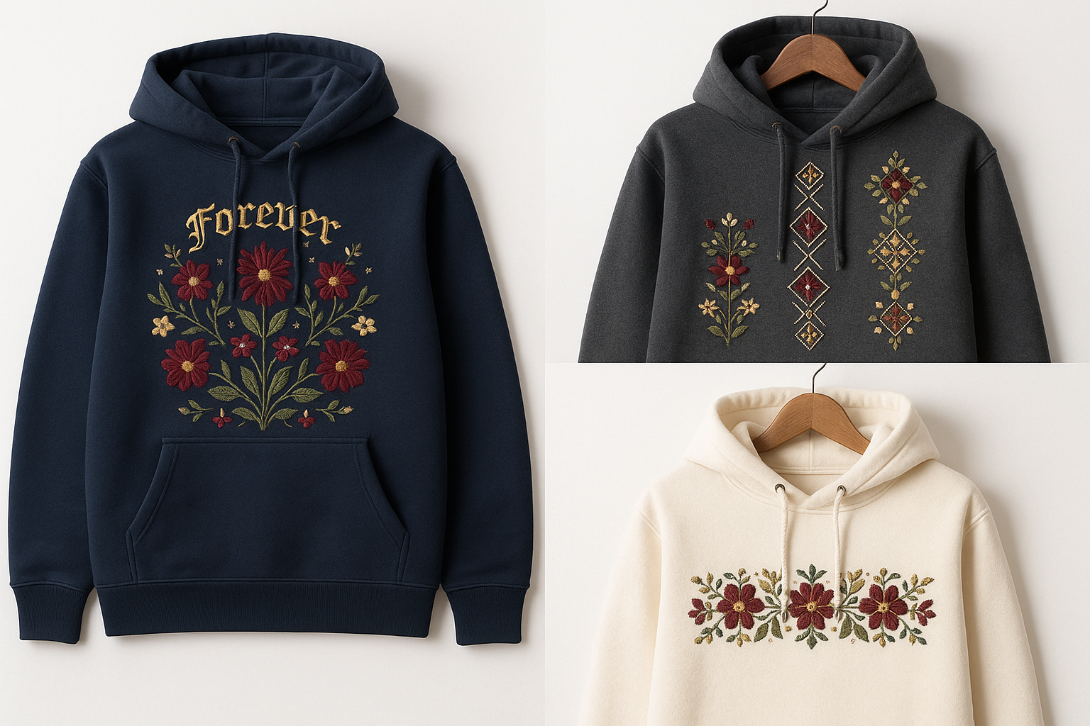 Hoodies embroidery